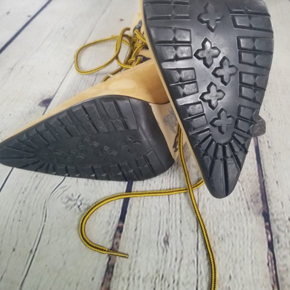 Steve Madden HIJO Lace Up Boots sz7.5 - Picture 6 of 8